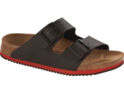 Sandál Arizona Super Grip Birko Flor DIN EN ISO 20347 BIRKENSTOCK (Farba Veľkosť 46 W. normálna čierna, Veľkosť Birko Flor DIN EN ISO 20347)