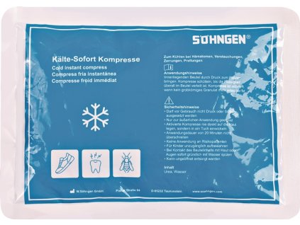 Okamžité studené obklady bez predchádzajúceho chladenia SÖHNGEN (Farba Dĺžka cca 150 x šírka cca 210 mm, Veľkosť bez predchladenia)