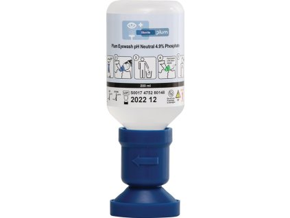 Fľaša na výplach očí pH neutrálna 200 ml 3 roky (neotvorená fľaša) DIN EN15154-4 PLUM (Farba 200 ml, Veľkosť 3 roky (neotvorená fľaša) DIN EN15154-4)