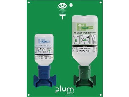 Očná pohotovostná stanica 1x200 ml pH neutrálna,1x0,5 l na výplach očí PLUM (Farba 1x200 ml pH Neutrálne,1x0,5l Výplach očí)