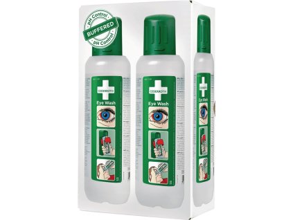 Fľaša na výplach očí 2 x 0,5 l DIN EN15154-4 CEDERROTH (Farba 2 x 0,5 l, Veľkosť DIN EN15154-4)