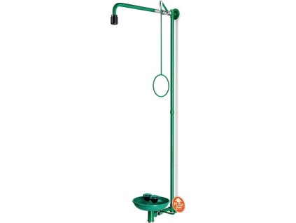 Bezpečnostná sprcha ClassicLine s dvoma sprchovými hlavicami nástenné pripojenie 3/4 IG ″ B-SAFETY (Farba s dvoma sprchovými hlavicami, Veľkosť Montáž na stenu Pripojenie 3/4 IG ″)