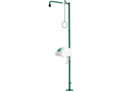 Bezpečnostná sprcha ClassicLine s dvoma sprchovými hlavicami Podlahové pripojenie 1/4 IG ″ B-SAFETY (Farba s dvoma sprchovými hlavicami, Veľkosť Montáž na podlahu Pripojenie 1/4 IG ″)