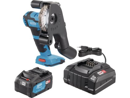Akumulátorová naháňačka na steny 18 V 8 Ah rezací kotúč Ø 85 x 10 mm BAIER (Farba 18 V 8 Ah, Veľkosť Hĺbka frézovania 22 mm Šírka frézovania 15 mm Frézovací kotúč Ø 85 x 10 mm)