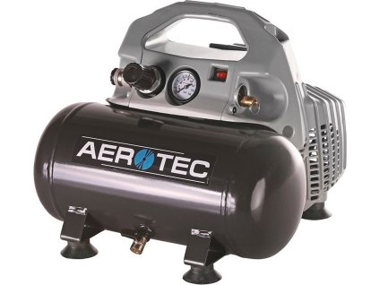 Kompresor Aerotec Airliner Silent 70 l/min 8 bar 0,3 kW 230 V50 Hz 6 l AEROTEC (Farba 70 l/min 8 bar, Veľkosť 0,3 kW 230 V50 Hz 6 l)
