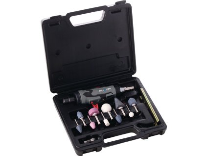 Súprava stlačeného vzduchu na brúsenie tyčí 25000 min-¹ 3 + 6 mm AEROTEC (Farba 25000 min-¹, Veľkosť 3 + 6 mm)