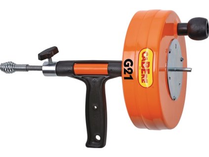 Ručný/elektrický čistič rúr G21 Dĺžka špirály 7,5 m Špirála Ø 8 mm (Farba Dĺžka špirály 7,5 m, Veľkosť Ø špirály 8 mm)