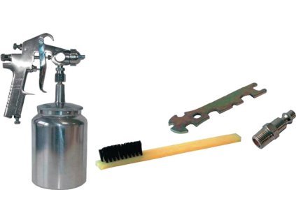 Stlačená vzduchová striekacia pištoľ Kit-Line HVLP 1 l 130-200 l/min 2-3 bar AEROTEC (Farba 1 l, Veľkosť 130-200 l/min 2-3 bar)