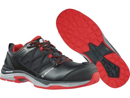 Bezpečnostná obuv ULTRATRAIL BLACK Low S3 ESD HRO SRC 20345:2022 hladká koža ALBATROS (Farba Veľkosť 46 W. 8/11 čierna/červená, Veľkosť S3 ESD HRO SRC 20345:2022 hladká koža)