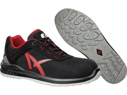 Bezpečnostná obuv GRID LOW S3 SRC EN ISO 20345:2011 Mikrovlákno/textilná tkanina ALBATROS (Farba Veľkosť 46 W. 11 čierna/červená, Veľkosť S3 SRC EN ISO 20345:2011 Tkanina z mikrovlákna/textilu)