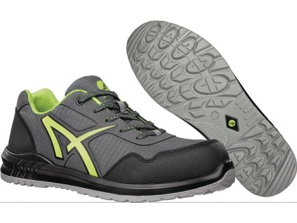 Bezpečnostná obuv DRIFTER GREEN LOW S1P SRC EN ISO 20345:2011 Mikrovlákno/ripstop tkanina ALBATROS (Farba Veľkosť 46 W. 11 sivá/zelená, Veľkosť S1P SRC EN ISO 20345:2011 Tkanina z mikrovlákna/ripstopu)