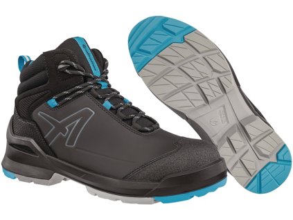 Bezpečnostná obuv TARAVAL Mid mikrovlákno ALBATROS (Farba Veľkosť 50 W. 11 čierno-modrá, Veľkosť S3L EN ISO 20345:2039 W.11 mikrovlákno)