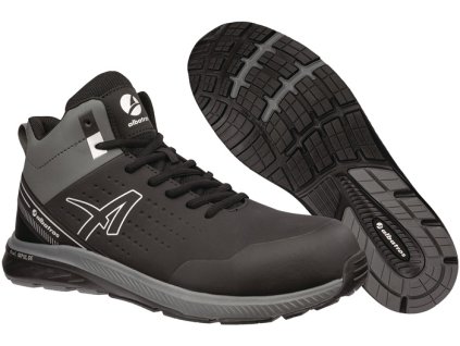 Bezpečnostná obuv Vigor 2 Impulse Black Mid S3S EN ISO 20345:2022 Mikrovlákno ALBATROS (Farba Veľkosť 46 W. 11 sivá, Veľkosť S3S EN ISO 20345:2022 mikrovlákno)