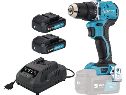 Akumulátorová vŕtačka 9530-1/4 18 V 2,5 Ah 1,5-13 mm HAZET (Farba 18 V 2,5 Ah, Veľkosť 1,5-13 mm)