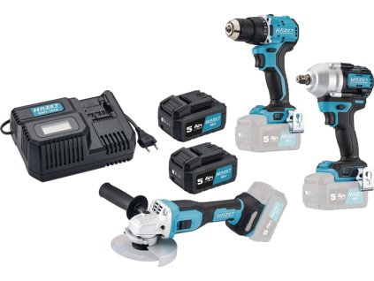 Akumulátorový vŕtací skrutkovač 9500P-1/6 18 V 5 Ah 1,5-13 mm HAZET (Farba 18 V 5 Ah, Veľkosť 1,5-13 mm)