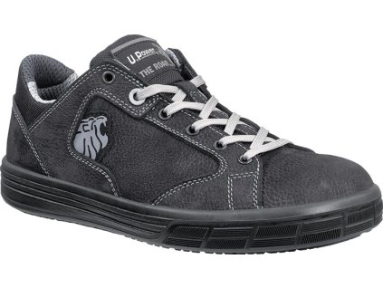 Bezpečnostná obuv King S3S FO SR EN ISO 20345:2022 frézovaná koža U.POWER (Farba Veľkosť 47 Š. 11 čierna, Veľkosť S3S FO SR EN ISO 20345:2022 frézovaná koža)