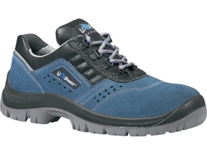 Bezpečnostná obuv Boss S1PL FO SR EN ISO 20345:2022 semišová koža U.POWER (Farba Veľkosť 47 Š. 11 modrá/čierna, Veľkosť S1PL FO SR EN ISO 20345:2022 semiš)