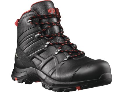 Bezpečnostná obuv BE Safety 54 Mid S3 HRO HI CI WR SRC ESD EN ISO 20345 kožená HAIX (Farba Veľkosť 12 (47) Š. stredne čierna/červená, Veľkosť S3 HRO HI CI WR SRC ESD EN ISO 20345 koža)
