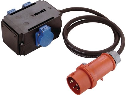 Kompaktný rozvádzač MIXO NAGOLD CEE-16 A, 5-pólový 3x zásuvka 230 V (Farba CEE-16 A, 5-pólový, Veľkosť 3x zásuvka 230 V)