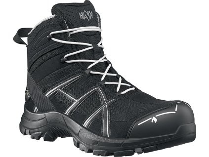 Bezpečnostná obuv BE 40.1 mid S3 HRO HI CI WR SRC ESD Mikrovlákno/textil HAIX (Farba Veľkosť 11(46) čierna/strieborná, Veľkosť S3 HRO HI CI WR SRC ESD mikrovlákno/textil)