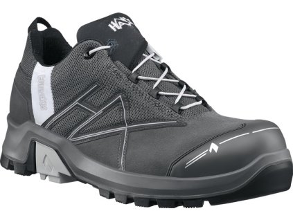 Bezpečnostná obuv Connexis® GTX nízka S3 HRO HI CI WR SRC ESD Kravská štiepaná koža 2,0-2,2 mm/textil HAIX (Farba Veľkosť 11 (46) sivá/strieborná, Veľkosť S3 HRO HI CI WR SRC ESD hovädzia štiepaná koža 2,0-2,2 mm/textil)