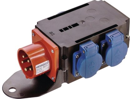 Adaptér CEE MIXO SAAR 1xCEE zástrčka 400V, 16 A, 5-pólová IP44 (Farba 1xCEE 400V, 16 A, 5-pólová zástrčka, Veľkosť IP44)
