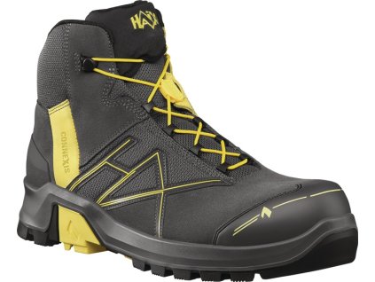 Bezpečnostná obuv CONNEXIS Safety+ S3 EN ISO 20345:2011 semiš/textil 2.0-2.2 HAIX (Farba veľkosť 6,5 (40) sivá/žltá, Veľkosť S3 EN ISO 20345:2011 semiš/textil 2.0-2.2)