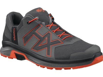 Obuv na voľný čas CONNEXIS Go GTX nízka z mikrovlákna/textilu GORE-TEX, nepremokavá HAIX (Farba Veľkosť 10 (45) šedá/oranžová, Veľkosť mikrovlákno/textil GORE-TEX, nepremokavý)