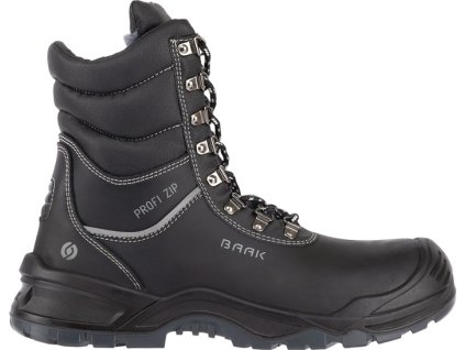 Bezpečnostná zimná obuv Magnus-Profi II BAAK (Farba Veľkosť 47 W. 12 čierna, Veľkosť S3S EN ISO 20345:2022 Hovädzia koža hladká)