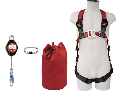 Súprava na ochranu proti pádu zo vzduchu EN 363 4-dielna MAS (Farba EN 363, Veľkosť 4-dielny)