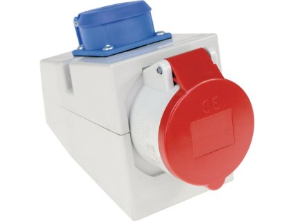 Kombinovaná zásuvka CEE  16 A 400 V Poloha zástrčky 6 h (Farba 16 A 400 V, Veľkosť Poloha zástrčky 6 h)