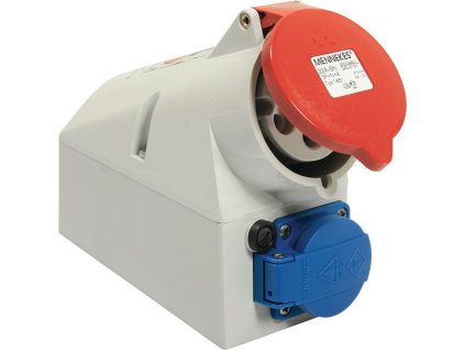 Nástenná zásuvka CEE  32 A 400 V Poloha zástrčky 6 h (Farba 32 A 400 V, Veľkosť Poloha zástrčky 6 h)