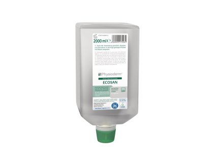 Čistiaci krém na pokožku ECOSAN® PHYSIODERM (Farba 2 litrová fľaša Vario, Veľkosť pre 9000 473 404 ľahké znečistenie 6 fliaš / PU)