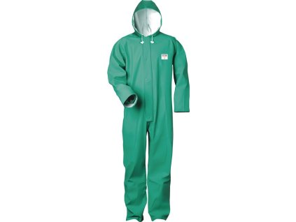 Kombinéza CHEM-STAR zelená PPE kategórie III TECTOR (Farba Veľkosť XXL, Veľkosť zelená Kategória OOP III)