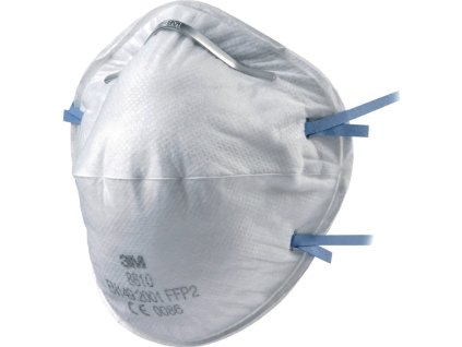 Respirátor 8810 FFP2 NR D bez výdychového ventilu 3M (Farba FFP2 NR D, Veľkosť bez výdychového ventilu)