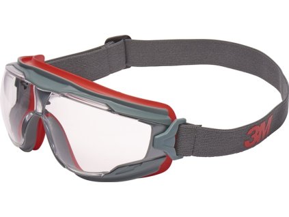 Ochranné okuliare s plným videním GoggleGear™ 500 EN 166:2001, EN 170:2002 Rám sivý, šošovky číre polykarbonátové 3M (Farba EN 166:2001, EN 170:2002, Veľkosť Šedý rám, číre šošovky polykarbonát)