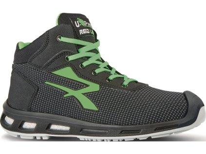 Bezpečnostná obuv RedLion HARD S3S CI FO SR ESD Putek-Plus® U.POWER (Farba Veľkosť 46 W. 11 čierna/zelená, Veľkosť S3S CI FO SR ESD Putek-Plus®)