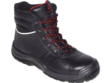 Bezpečnostná obuv POWER STEP MID+ S3 HRO SRC EN ISO 20345 NITRAS (Farba Veľkosť 46 W. 11 čierna, Veľkosť S3 HRO SRC EN ISO 20345 Celokožený)