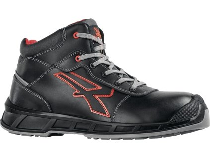 Bezpečnostná obuv Sting S3S CI FO SR ESD hladká koža U.POWER (Farba Veľkosť 46 W. 11 čierno-červená, Veľkosť S3S CI FO SR ESD hladká koža)