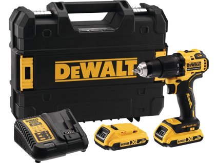 Akumulátorová príklepová vŕtačka DCD709D2T 18 V 2 Ah 1,5-13 mm DEWALT (Farba 18 V 2 Ah, Veľkosť 1,5-13 mm)