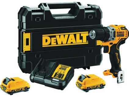 Akumulátorová vŕtačka DEWALT (Farba 12 V 2 Ah, Veľkosť 1,5-10 mm)