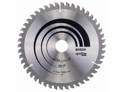Kotúčová píla PRO Wood Vonkajší Ø 216 mm Počet zubov 48 WZ/N Otvor 30 mm Šírka rezu 2,8 mm (Farba Vonkajší Ø 216 mm Počet zubov 48 WZ/N, Veľkosť Otvor 30 mm Šírka rezu 2,8 mm)