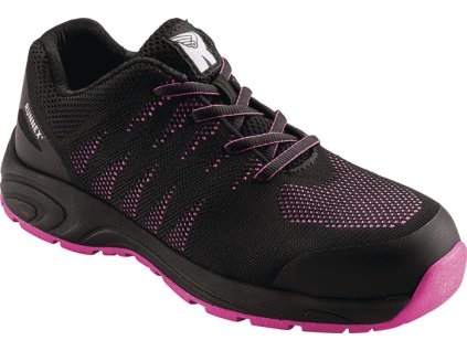Dámska bezpečnostná obuv GirlStar 5180 S1P SRC EN ISO 20344/20345 Polyester RUNNEX (Farba Veľkosť 41 W. 7 čierna/ružová, Veľkosť S1P SRC EN ISO 20344/20345 polyester)