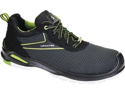 Bezpečnostná obuv Ringo LEMAITRE (Farba Veľkosť 46 W. L čierna/zelená, Veľkosť S3 SRC ESD EN ISO 20345 textil)