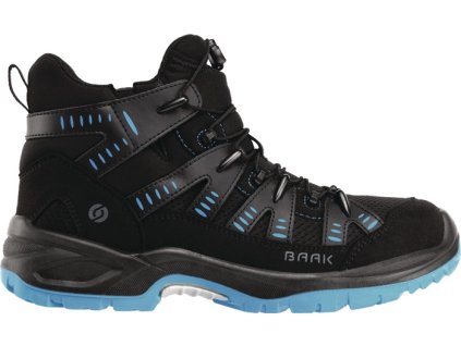 Bezpečnostná obuv Hudson S1P SRC ESD EN ISO 20345 textilná BAAK (Farba Veľkosť 46 W. 11 čierna/modrá, Veľkosť S1P SRC ESD EN ISO 20345 textil)