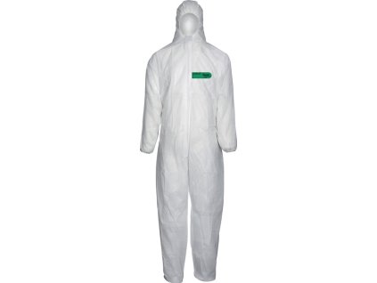 Ochranný overal biely PPE kategórie II COVERCLEAN GREEN (Farba Veľkosť XL, Veľkosť biela Osobné ochranné prostriedky kategórie II)