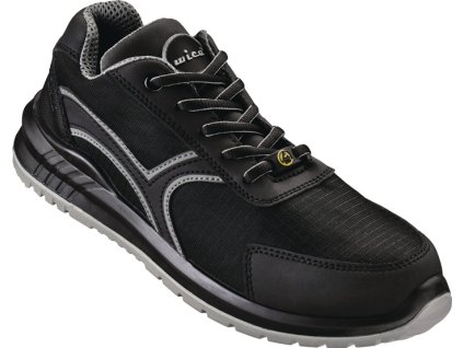 Bezpečnostná obuv SASSNITZ NUOVO S1P FO SR ESD EN ISO 20345 textil/mikrovlákno WICA (Farba Veľkosť 42 W. 10,5 čierna/sivá, Veľkosť S1P FO SR ESD EN ISO 20345 textil/mikrovlákno)