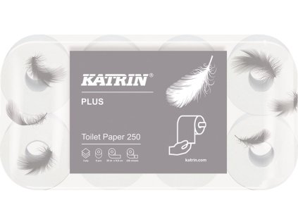 Toaletný papier Katrin 250 Long 3-vrstvový 48 RL a 250 listov = 12000 listov KATRIN (Farba 3-vrstvový, Veľkosť 48 RL a 250 listov=12000 listov)