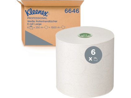 Uterák v rolke 6646 1-vrstvový, reliéfny biely D.cca 195 mmxŠ.cca 191 mm vhodný pre 9000 469 673 6 RL/VE KLEENEX (Farba 1-vrstvové, reliéfne biele, Veľkosť D.cca 195 mmxŠ.cca 191 mm vhodné pre 9000 469 673 6 RL/VE)