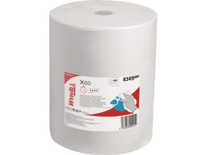 Utierka na utieranie WYPALL X60 8349 D.cca 380 mmxŠ.cca 420 mm biela 1-vrstvová 650 utierok / rolka WYPALL (Farba D.cca 380 mmxŠ.cca 420 mm, Veľkosť biela 1-vrstvový 650 utierok / rolka)